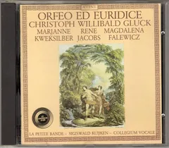 ベルギーCD Christoph Willibald Gluck, Marianne Kweksilber, Ren? Jacobs, Magdalena Falewicz, La Petite Bande - Sigiswald Kuijken - Col