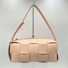 ボッテガヴェネタ BOTTEGAVENETA ハンドバッグ スモール ブリック カセット バッグ レザー ピンク系 レディース