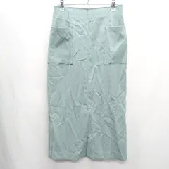 ◇ Θ NATURAL BEAUTY BASIC ナチュラルビューティーベーシック 膝丈 タイト スカート サイズM ミント系 レディース E  【1409240061724】