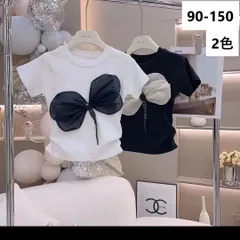 キッズ 子供服 Tシャツ カジュアル トップス 半袖 夏 キッズtシャツ ティーシャツ ティシャツ 丸首 立体柄 女の子 女の子服 女の子夏服 キッズ服 子ども服 ゆったり 可愛い ジュニア 薄手 KUGA010(2色90-150)