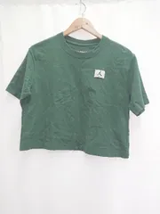 ◇ ⊂ NIKE ナイキ Nike AIR JORDAN エアジョーダン ショート丈 半袖 Tシャツ カットソー サイズM グリーン系 レディース E  【1507230011220】