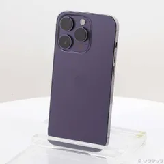〔中古品〕 iPhone14 Pro 128GB ディープパープル MQ0F3J／A SIMフリー【262】
