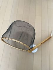 渓流タモ 吉田漁網※3mm目手すき網付(径24クラス)No.52408