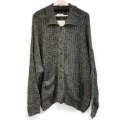 タグ付き未使用品 SINSS シンス メッシュニットポロカーディガン SIN25SP08-00202 ウール混 チャコール size S メンズ 冬 ゴーゴー古着マルイ草加店1649Y