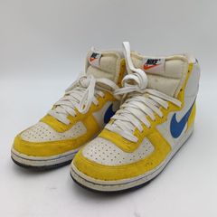 NIKE ナイキ TERMINATOR HIGH BASIC ターミネーターハイベーシック スニーカー イエロー ブルー ホワイト メンズ 25.5cm F-11-5