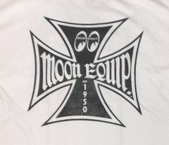 ムーンアイズ Tシャツ MOON Equipped Iron Cross MOONEYES 正規品