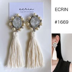 598】パール カボション シルバー ビーズ刺繍 ハンドメイド 