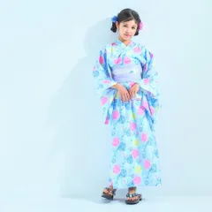 「懐かしい日本の遊び、紙風船の柄」浴衣＆帯セット 懐かしい日本の遊び、紙風船の柄」浴衣＆帯セット