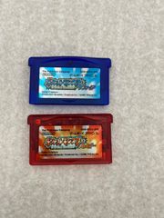 ゲームボーイアドバンス　ポケットモンスター 　ルビー 　サファイア　２点