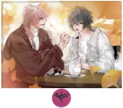 【中古】グッズセット レイ＆トワ 描き下ろしA4クリアファイル＆缶バッジセット 「PCソフト スロウ・ダメージ 初回生産限定版」 ニトロプラスオンラインストア購入特典