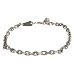 NUMBER (N)INE (ナンバーナイン) ×JAM HOME MADE ジャムホームメイド スカル シルバーチェーンブレスレットのサムネイル