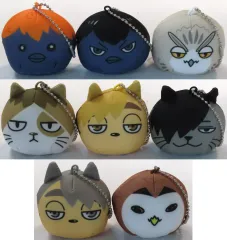 【中古】キーホルダー 全8種セット 「ハイキュー!! トレーディング動物ミニビーズクッション」 ジャンプフェスタ2024グッズ