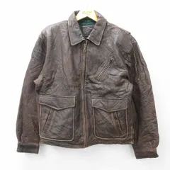 00s セントジョンズベイ B3型 レザー フライトジャケット L 茶 7215 2025年最新】セントジョンズベイ レザージャケットの人気