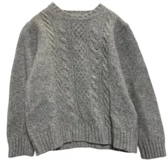 Calvin Klein ウール混 ニット セーター グレー XXL カルバンクライン 古着卸 アメリカ仕入 a612-5653のサムネイル