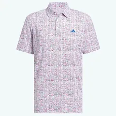 ○送料390円可能商品 アディダス ゴルフ adidas GOLF 新品 メンズ 吸汗速乾 総柄 半袖 ポロシャツ LLサイズ [IT0151-XL] 三 参★QWER★