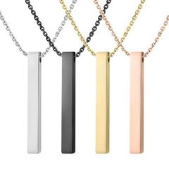 ペンダントトップ レディース メンズ プチプラ アクセサリー ステンレス ペンダント 全4色セット お買得品 シルバー ゴールド ローズゴールド ブラック ファッション雑貨