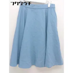 ◇ Ray BEAMS レイ ビームス 膝丈 フレア スカート サイズ0 ライトブルー レディース  【中古】 【1112060007307】