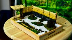 禅庭・枯山水のジオラマ
