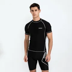 水着 セパレート メンズ 半袖 上下セット フィットネス フィットネス水着 水陸両用 サーフパンツ 海 セット 男性 男性用 おしゃれ スイムパ xzjhmwp#