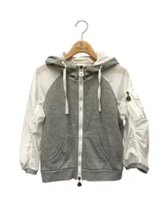 モンクレール MAGLIA CARDIGAN 510938490100 XS グレー ダブルジップ フード メッシュ IT80HXO2AVY0のサムネイル
