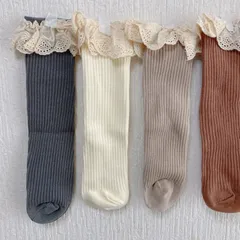 【即納】 韓国子供服 ソックス 靴下 4点セット