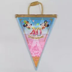 【中古】置物・装飾品 ミッキー＆ミニー(スカイブルー～ピンク) ドリームガーランド 「東京ディズニーリゾート40周年 “ドリームゴーラウンド”」 東京ディズニーリゾート限定