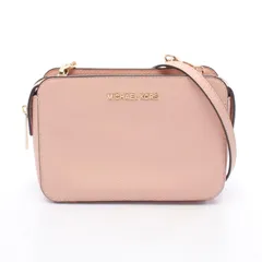 マイケルコース Michael Kors ショルダーバッグ ADELE SMALL CROSSBODY ピンク レザー ショルダーバッグ レディース Used A