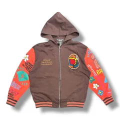MINDSEEKER × BILLIONAIRE BOYS CLUB コラボ ジップパーカー スウェット フーディー マインドシーカー ビリオネアボーイズクラブ BBCJP215SK001 ブラウン系 XL  90096A3のサムネイル