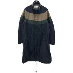 kolor カラー 19SS ナイロンミックスコート 19SCM-C04104 ネイビー×マルチカラー 2のサムネイル