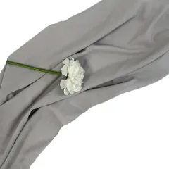 Lezalic 背景布 リネン調 300cm*250cm 無地 生地 物撮り 撮影用 内装 写真 多用途 シワが付きにくい バック スクリーン スタジオ 布 クロス (パールグレー) [パールグレー]