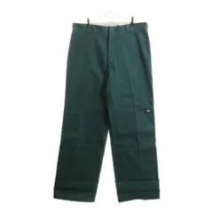 Dickies (ディッキーズ) ダブルニールーズフィットストレートワークパンツ グリーン14788800
