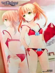 【中古】タペストリー オトハ 描き下ろしB2タペストリー 「PS4ソフト オメガクインテット」 トレーダー3号店特典