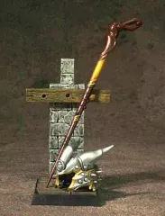 【中古】トレーディングフィギュア 神鳥の杖/メタルキングヘルム 「ドラゴンクエスト レジェンドアイテムズギャラリー ～メタルキングの装備編～」