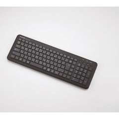 【HY】【中古】【美品】ELECOM エレコム ワイヤレスコンパクトキーボード Windows 日本語110キー テンキー付き メンブレン式 TK-FDM075TBK[送料無料(一部地域を除く)]HY002