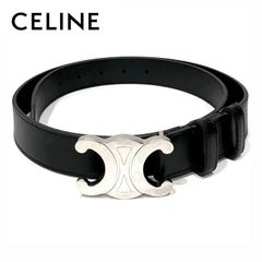CELINE セリーヌ トリオンフバックル レザー ベルト