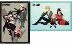 [중고] 잡화 전 2종 세트 신작 일러스트 보드 [이치 반 복권 SPY × FAMILY -Lovely Ordinary Days-] C 상