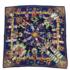 ☘️未使用に近い☘️ HERMES　Kachinas カチナ　マキシツイリー Hermes kachinas silk scarf - Gem