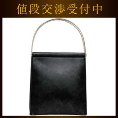カルティエ トートバッグ ブラック トリニティ 美品 レザー 中古