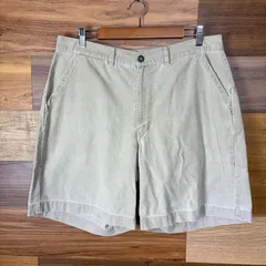 Patagonia パタゴニア オーガニックコットン ショートパンツ サイズ W36 メンズ L位 アウトドア 古着 r25062738/ベージュ