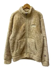 Champion (チャンピオン) フルジップジャケット ボアフリース C3-L616 XL ベージュ メンズ/065