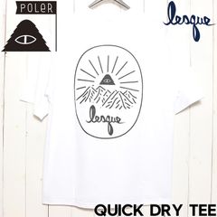 半袖TEE Tシャツ POLeR × LESQUE ポーラー レスケコラボ QUICK DRY TEE 251MCV0073 WHT 日本代理店正規品