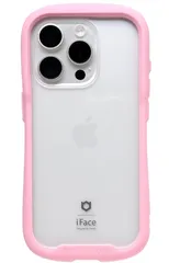 iFace Reflection iPhone 15 Pro ケース クリア 強化ガラス 耐衝撃 (サクラピンク)【 透明 黄変防止 硬度9H アイフェイス アイフォン15プロ iphone15pro カバー ストラップホール付き 】