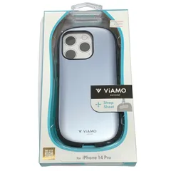 ♪0260 ViAMO iPhone14pro スマホケース iPhoneケース +LEPLUS NEXT 未開封品 メタルブルー