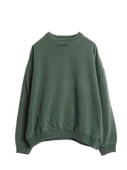 【お得なクーポン配布中!】 90s オールド ギャップ 無地 スウェット メンズ レディース М / 古着 トレーナー 前V 裏起毛 ブランク ソリッド ヘビーウェイト グリーン