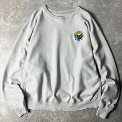 00s Champion ロゴ 刺繍 プレミアム リバースウィーブ スウェット トレーナー / 00年代 オールド チャンピオン 霜降り グレー