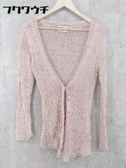 ◇ People Tree ピープル ツリー 長袖 ロング カーディガン ピンク レディース 【中古】 【1002801137168】