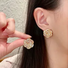 【今日特価】Chanel ヴィンテージ アルファベットピアス！送料無料 限定価格