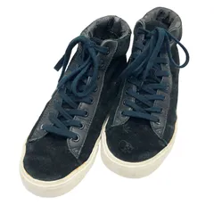 lucien pellat-finet ルシアンペラフィネ Skull Hemp Middle-Cut Sneakers Black スカル ヘンプ ミドルカット スニーカー ブラック size=7（約23cm）IFA38Hのサムネイル