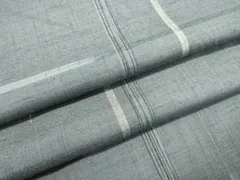 平和屋着物●上質な紬　十字絣文様　正絹　逸品　DAAT1330tw