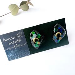 輝く闇夜のカフリンクス(ハンドメイド)